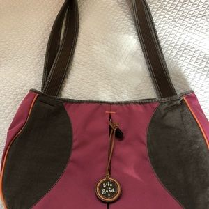 Life is Good purse or satchel. Used, no  stains on outside nor any tears.